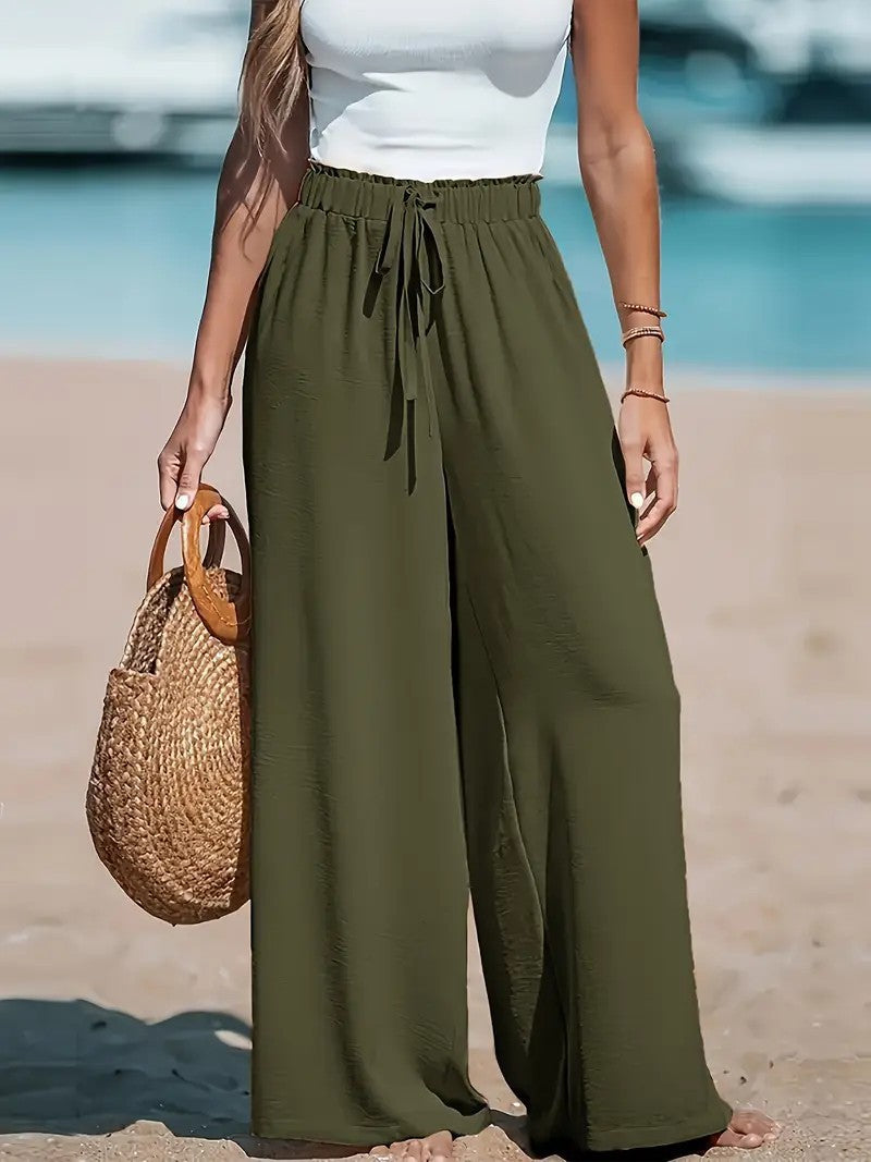 Pantalon d'été large pour femmes