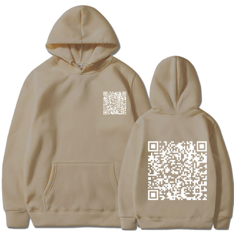 Sweat à capuche sportif pour femmes avec code QR Echoarchiv