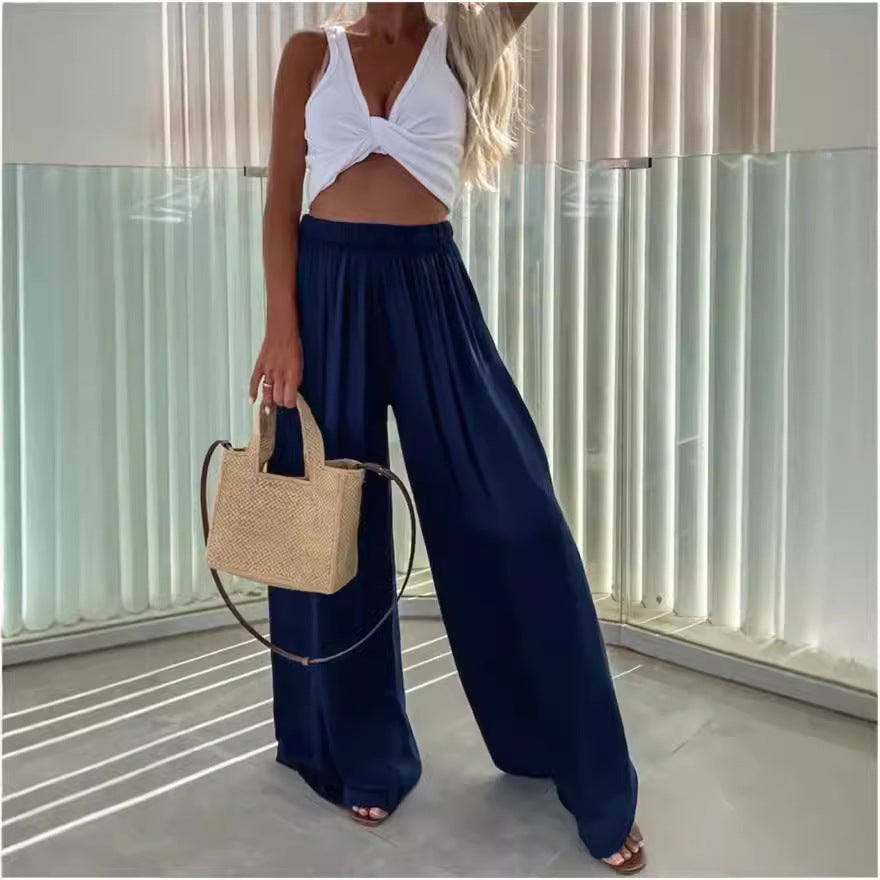 Pantalon Palazzo Élégant et Aéré pour Femmes