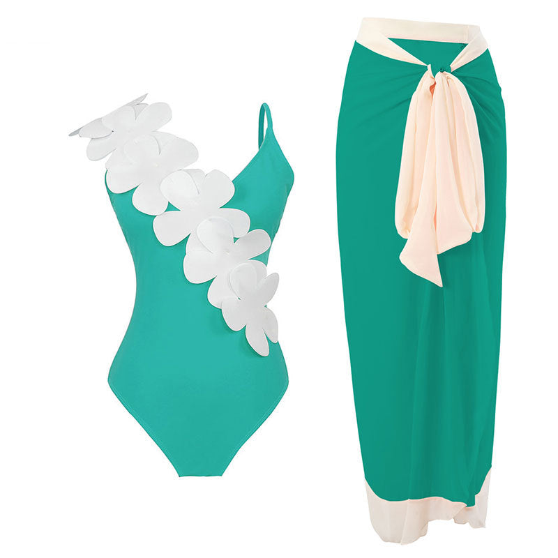 Maillot de bain une pièce élégant pour femmes avec design floral 3D Echo Archiv
