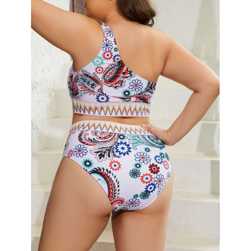 Bikini taille haute pour femmes avec ceinture rayée Echo Archiv