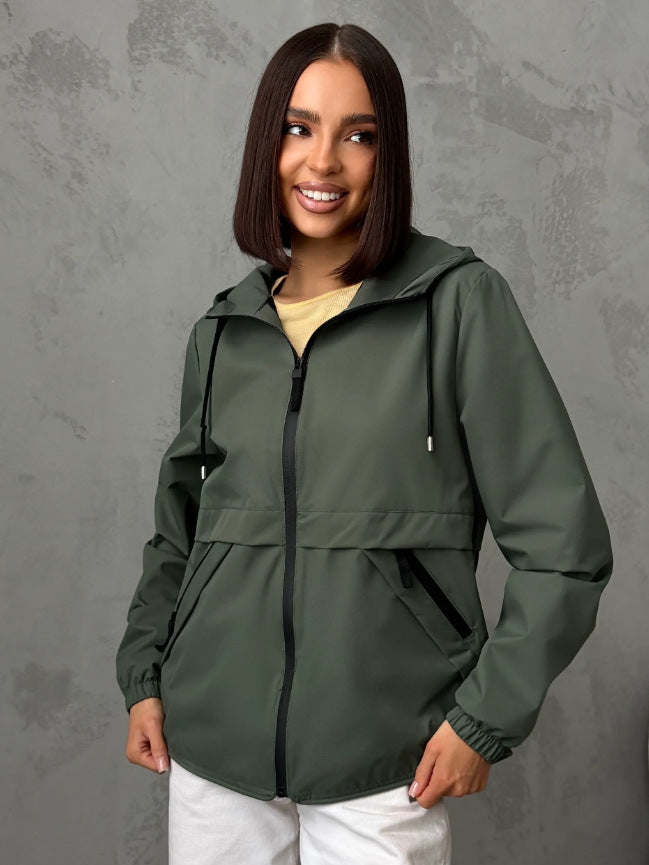 Veste coupe-vent légère pour femmes