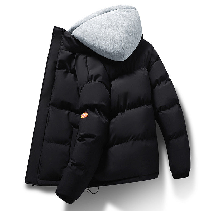 Veste à capuche matelassée pour hommes