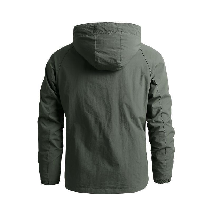 Veste Softshell légère pour hommes avec capuche et poche poitrine Echo Archiv