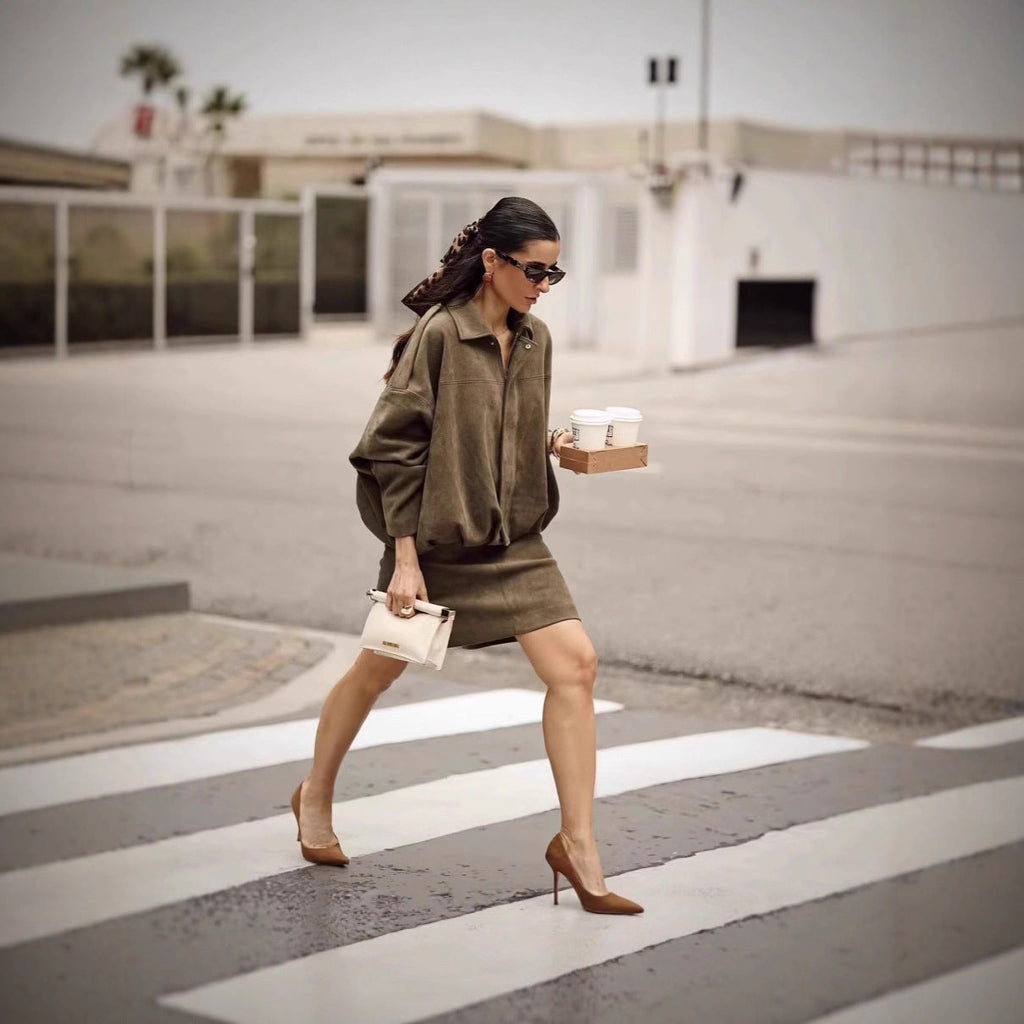 Veste Chemise Oversized Femme Streetstyle