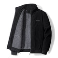 Veste en velours côtelé douce pour hommes avec doublure en polaire