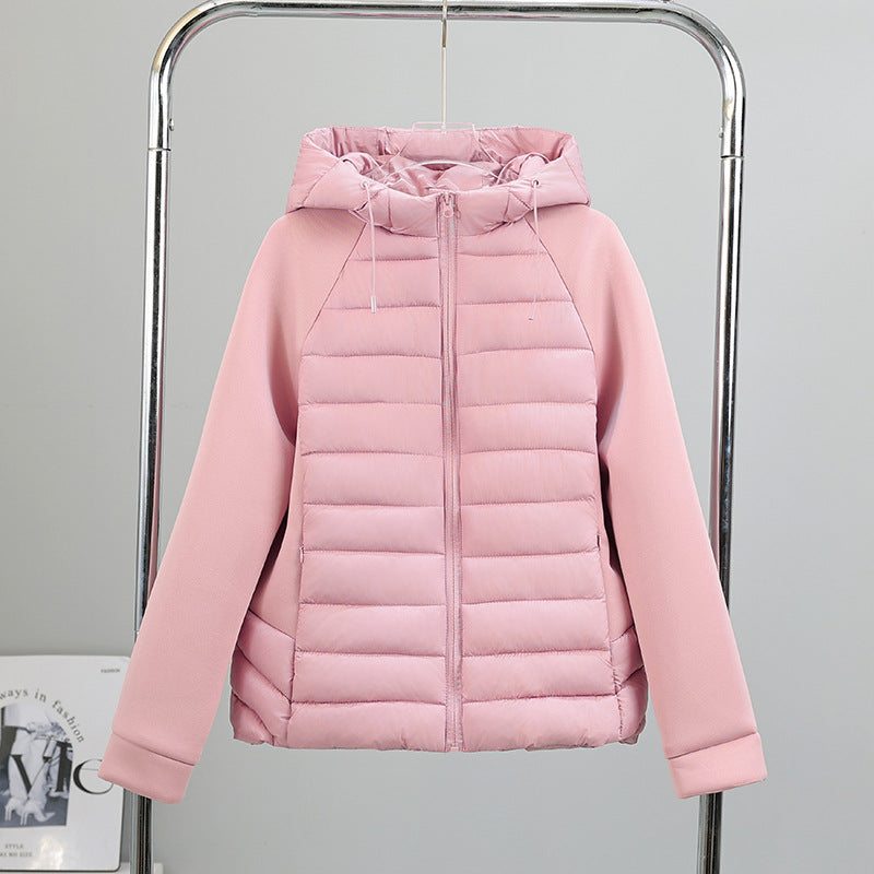 Veste hybride légère pour femmes avec devant mat, panneaux de manches élastiques et isolation thermique chaude Echo Archiv