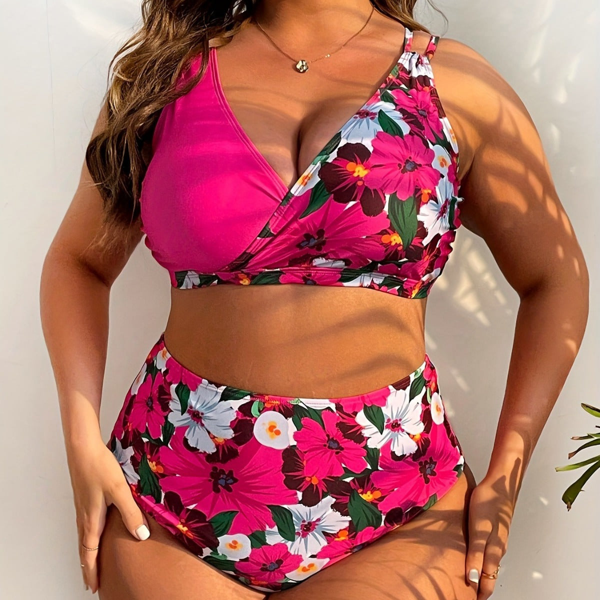 Ensemble de bikini de haute qualité pour femmes avec imprimé floral romantique et taille haute confortable Echo Archiv
