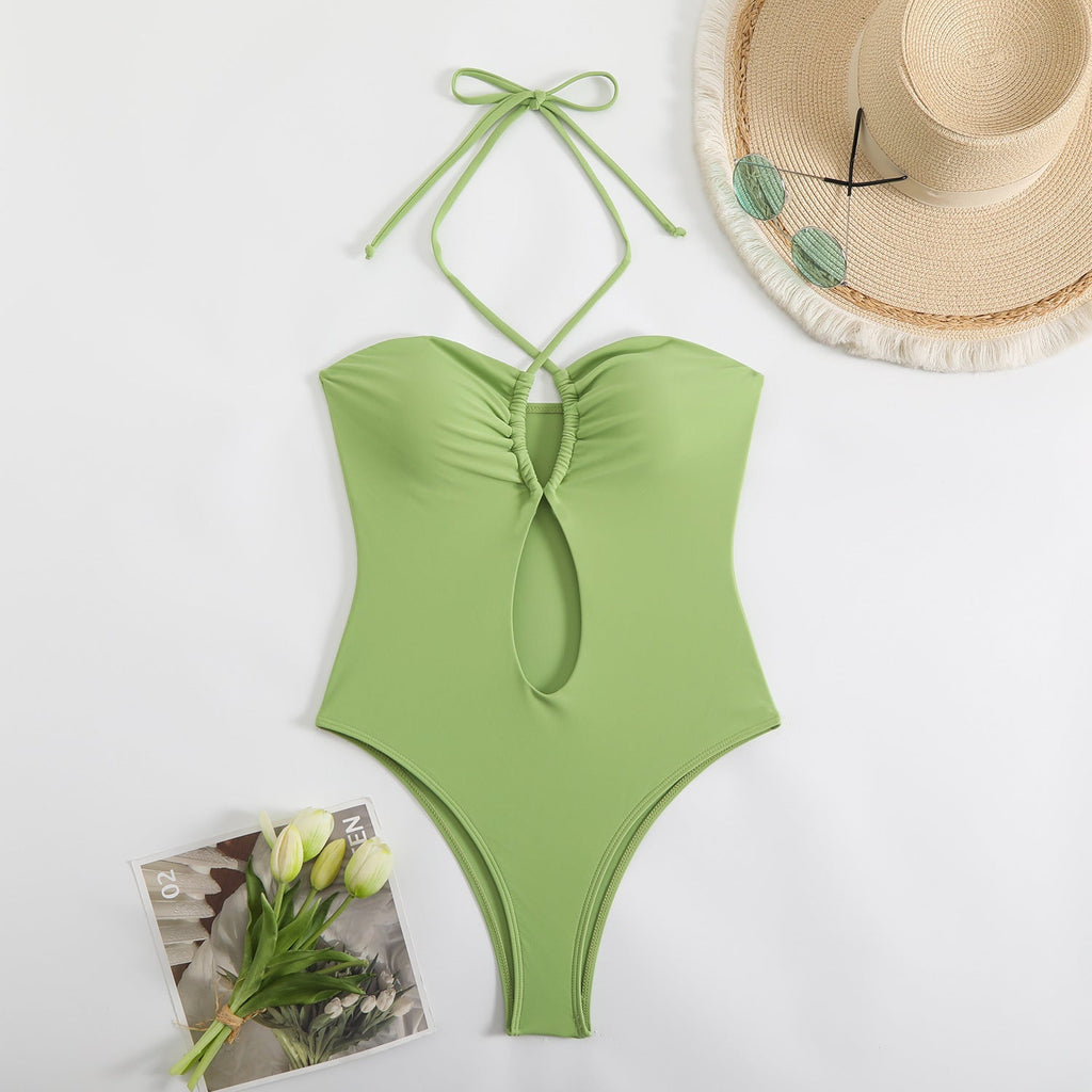 Maillot de bain chic pour femmes avec détail en nœud Drune