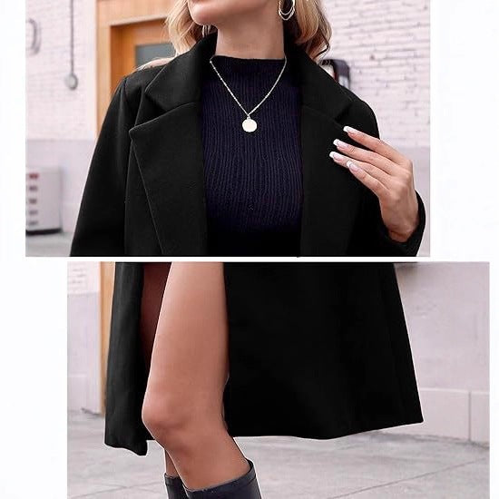 Manteau en Laine Élégant pour Femmes