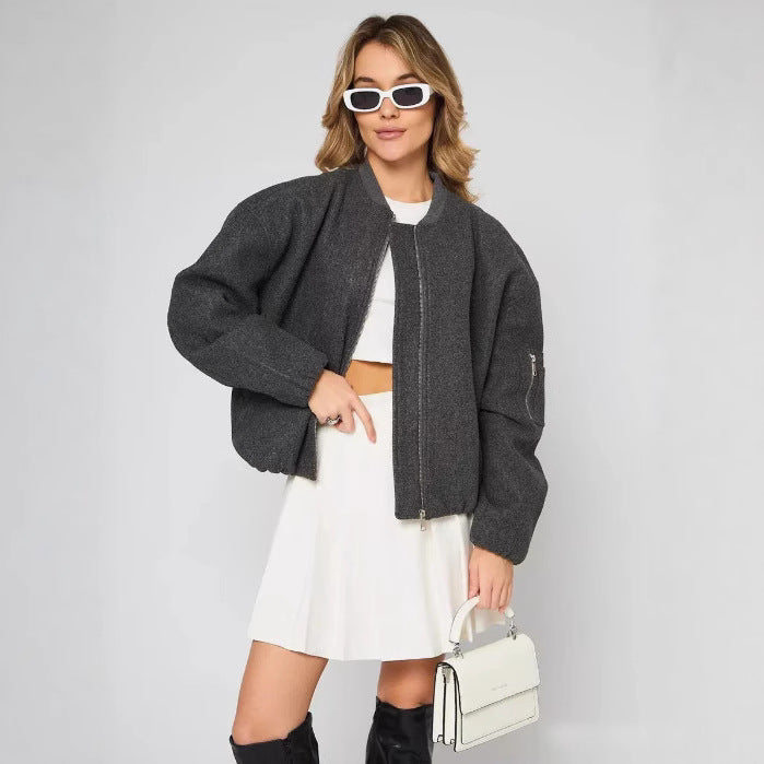 Veste Boucle Tendance Femme
