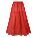 Jupe Maxi Femme en chiffon transparent de qualité avec taille élastique R&B