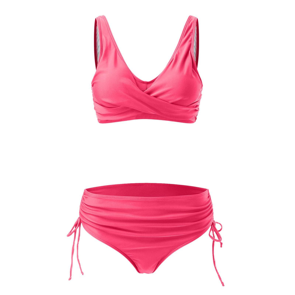 Ensemble de bikini wrap haut de gamme pour femmes avec culotte réglable R&B