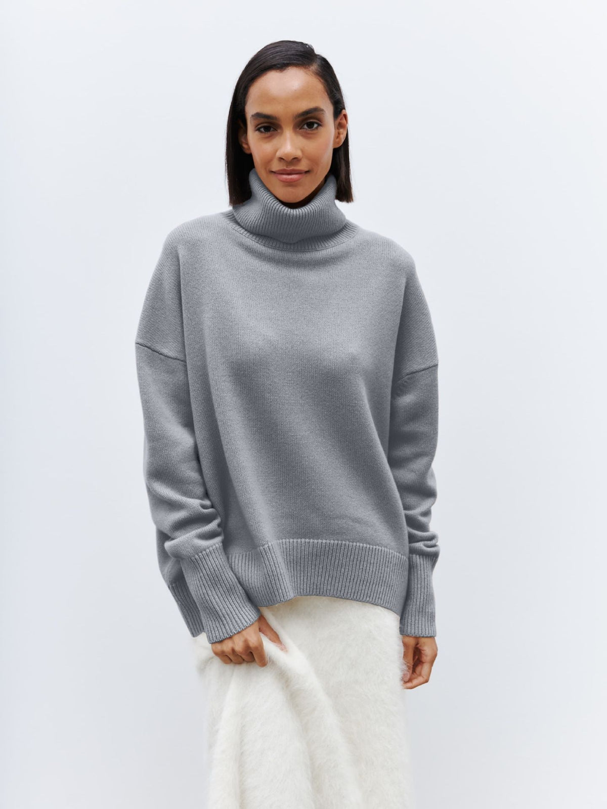 Pull col roulé Femme Echo Archiv