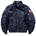 Veste bomber pilote pour hommes avec poches zippées multifonctionnelles, organisateur de manches et col montant Echo Archiv