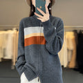 Gilet pour femmes avec rayures et fermeture éclair