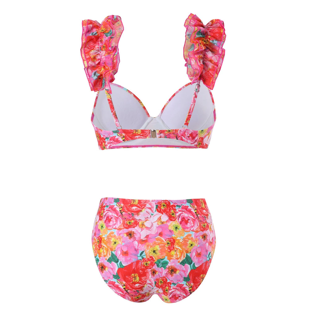Jupe maxi femme avec design floral et lien pratique Drune