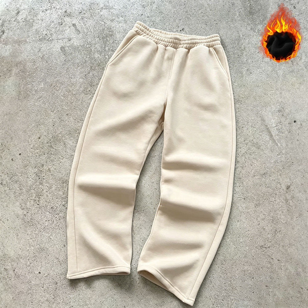 Pantalons de survêtement unisexes en molleton avec ceinture de confort élastique, jambe droite et poches latérales Echo Archiv