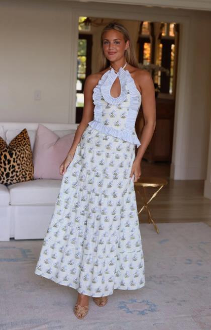Robe chemise pour femmes avec détails floraux Heidi-Mode