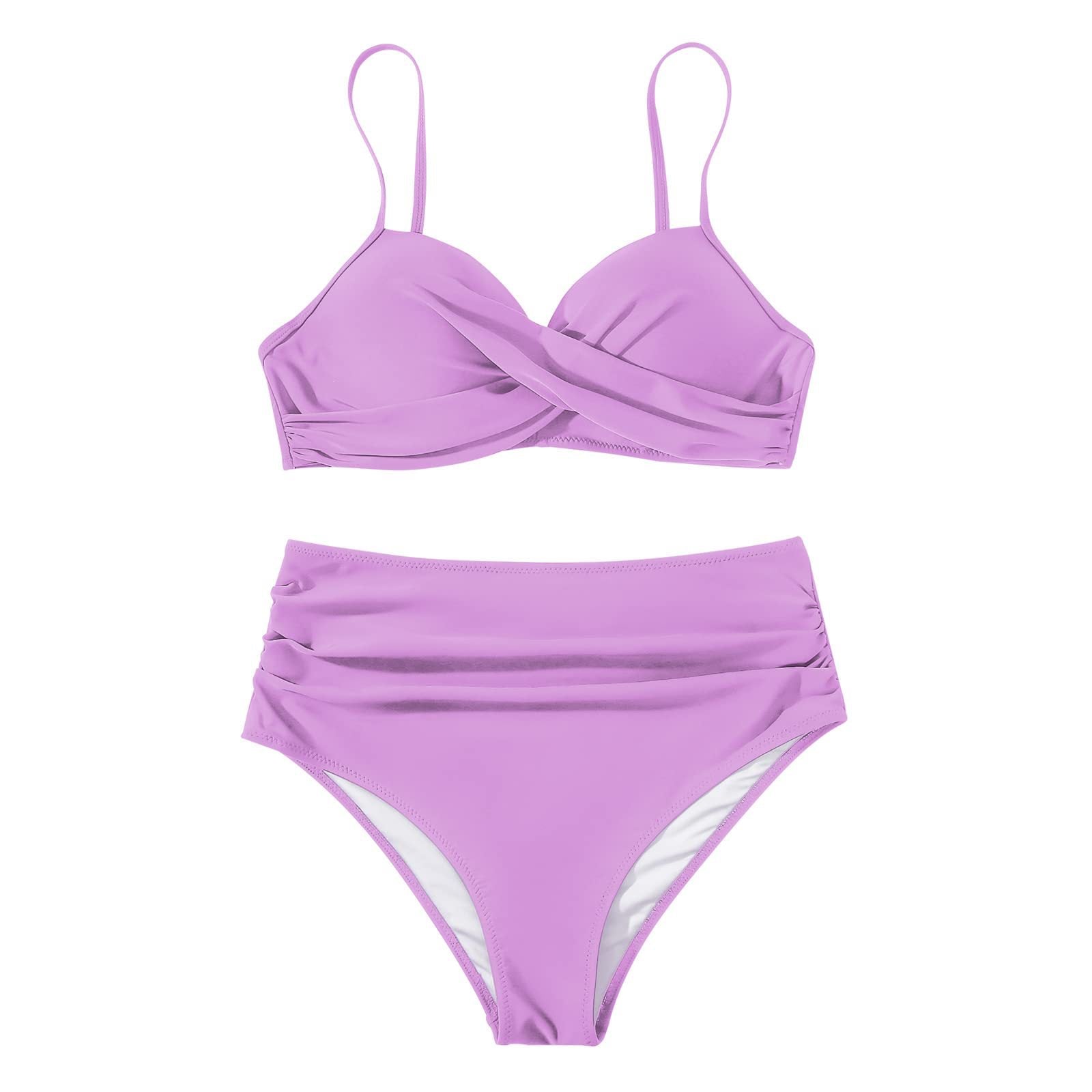 Ensemble de bikini taille haute pour femmes avec des volants raffinés Echo Archiv