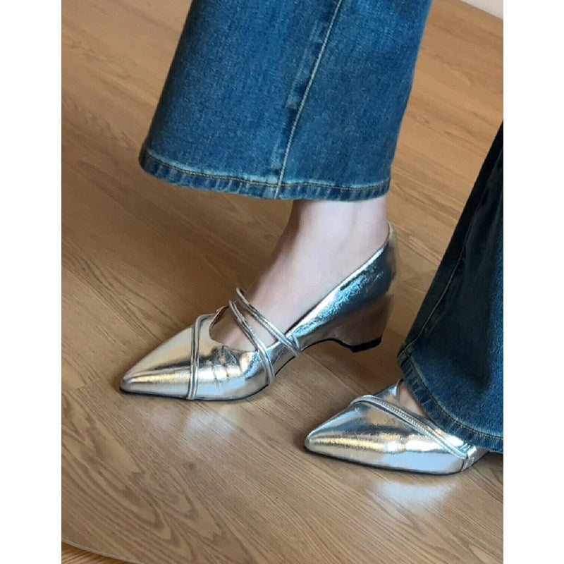 Pompes élégantes à talons blocs confortables pour femmes R&B