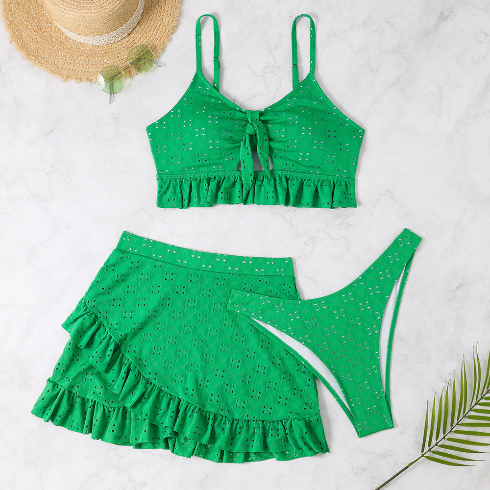 Ensemble Crop-Top et Jupe pour Femmes avec Design Ludique Echo Archiv