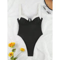 Maillot de bain une pièce pour femme avec des découpes stylées et des bretelles larges Echo Archiv