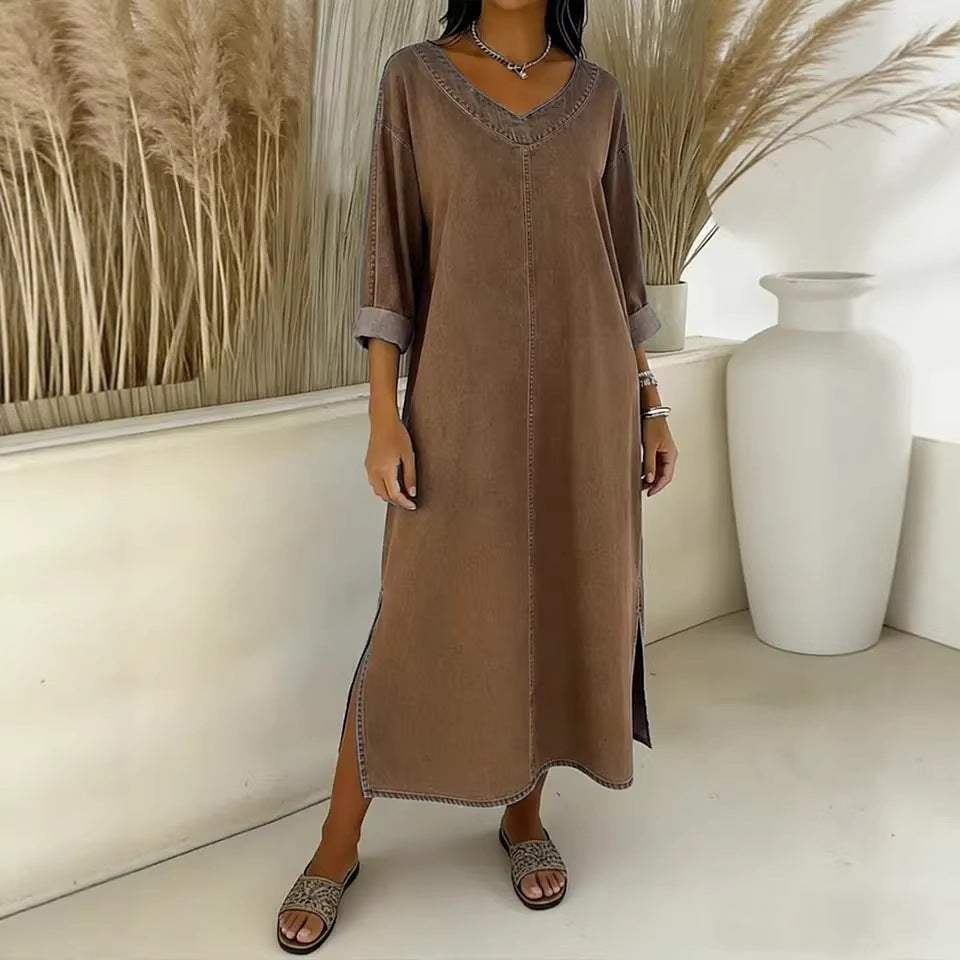 Robe maxi décontractée et élégante pour femmes
