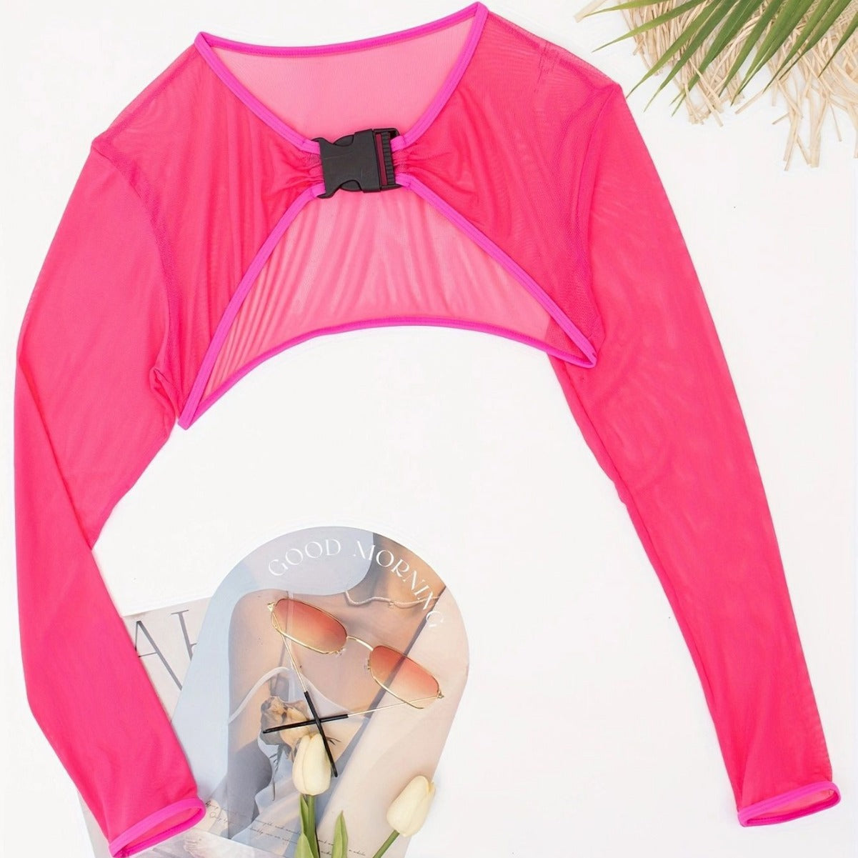 T-shirt à manches longues sportif pour femmes avec un cut-out stylé R&B