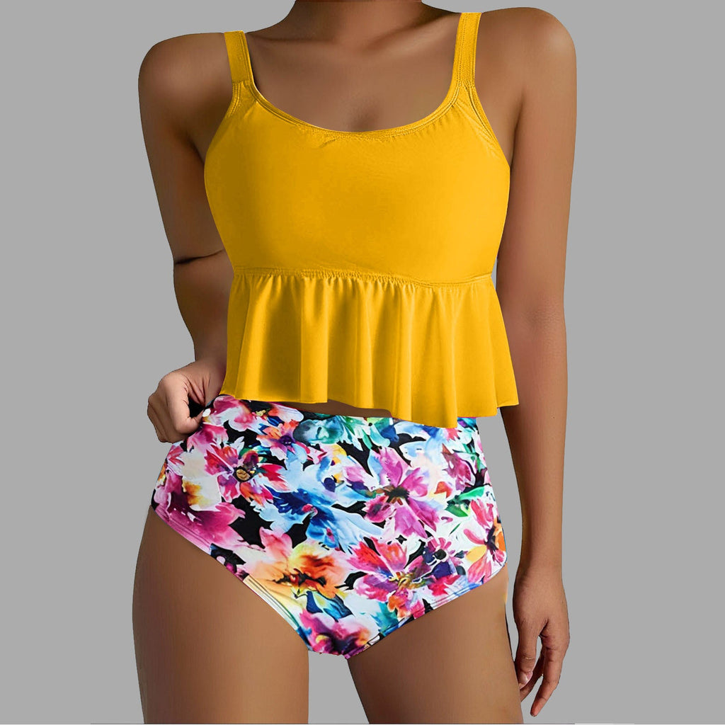 Ensemble tankini femme avec haut fluide et taille haute Echo Archiv