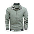 Veste bomber légère pour hommes avec col montant rayé Echo Archiv