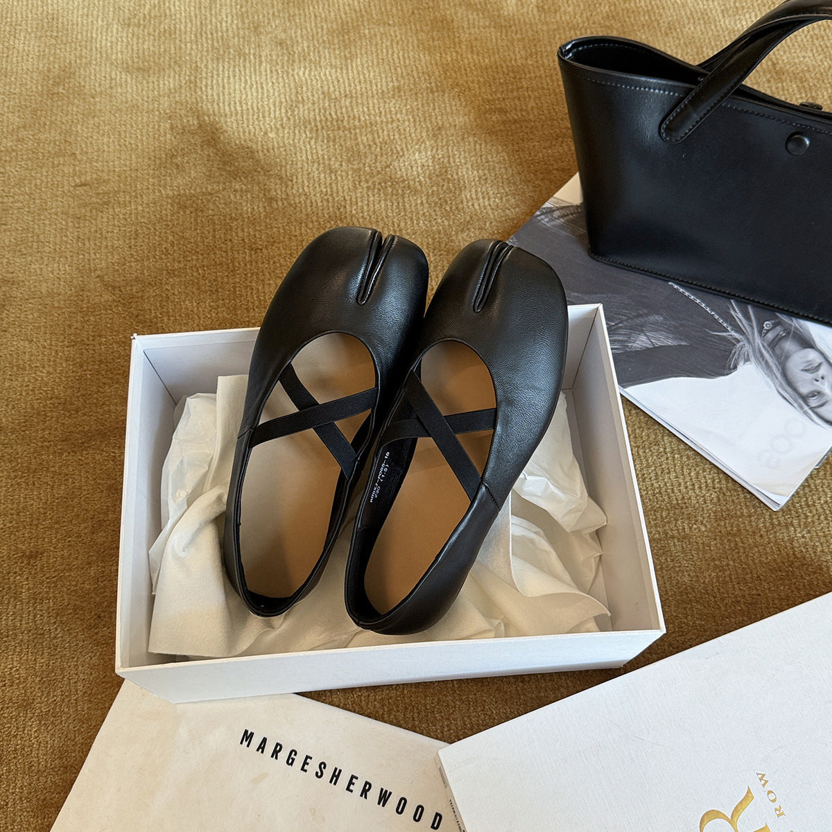 Ballerines Élégantes pour Femmes avec Bride Tendance et Semelle Intérieure Rembourrée R&B