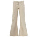 Pantalon cargo évasé taille haute pour femmes avec cordon de serrage, poches multiples et silhouette décontractée Echo Archiv