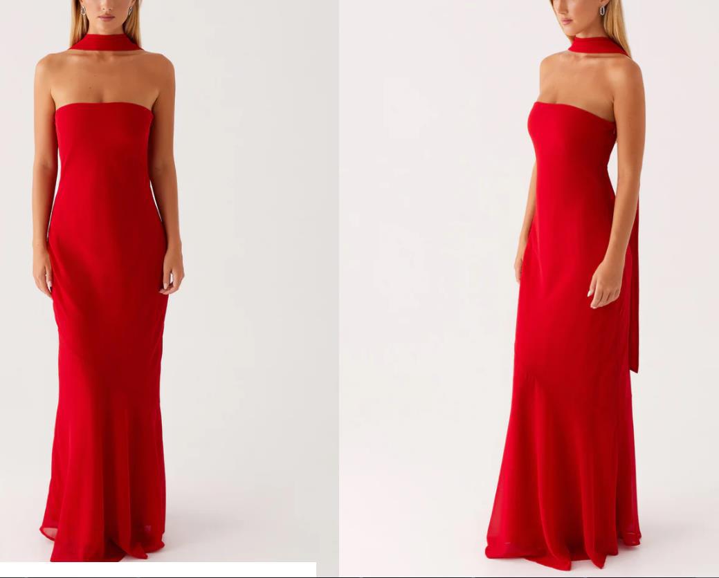 Robe de soirée élégante à manches longues pour femmes avec design floral Heidi-Mode