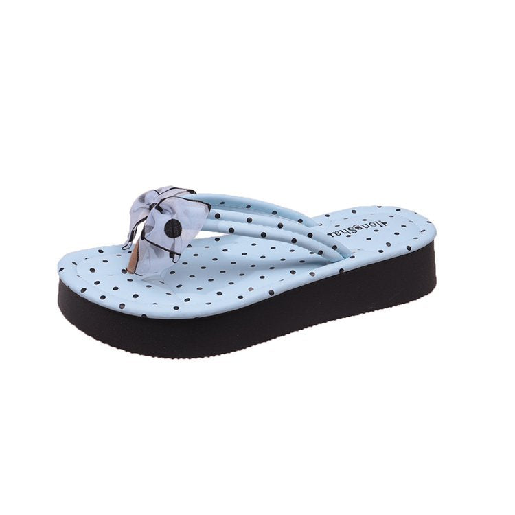 Sandales à talon ouvert pour femmes avec accent de nœud floral R&B