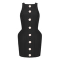 Robe Femme Cintrée avec Détails Fleuries Heidi-Mode