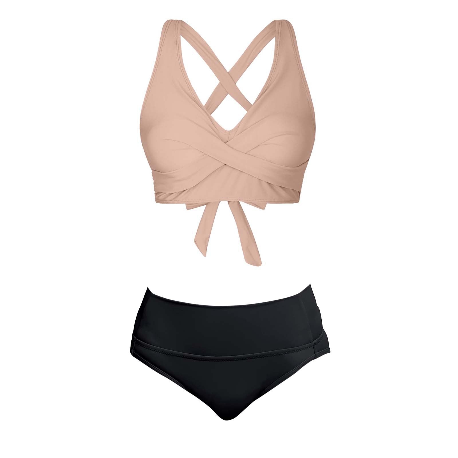 Maillot de bain deux pièces pour femmes avec design floral R&B