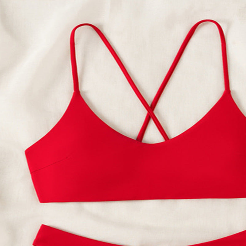 Bikini Sportif Femme avec Bretelles Croisées R&B