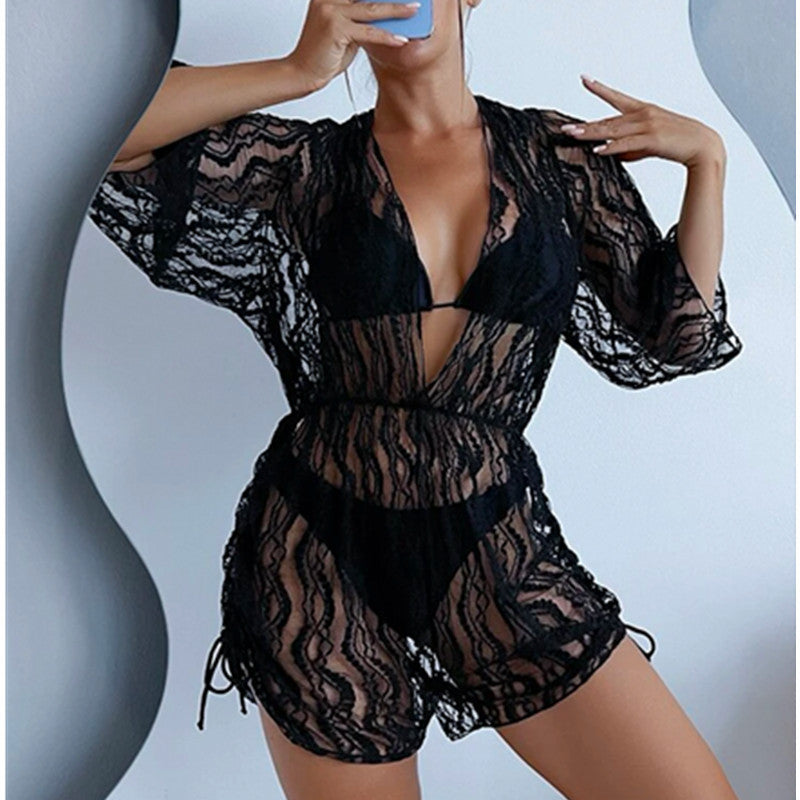 Salopette de Plage Transparente Femme R&B