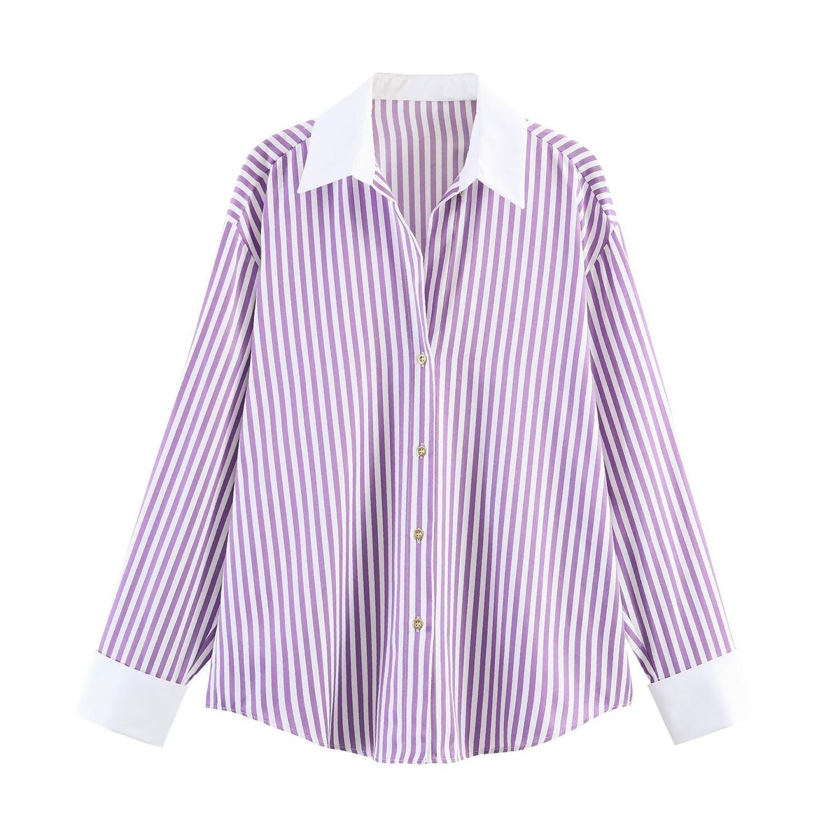 Chemisier oversized pour femmes avec col et poignets contrastés Echo Archiv