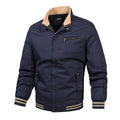 Veste bomber urbaine pour hommes avec col contrasté, poche poitrine zippée et doublure matelassée Echo Archiv