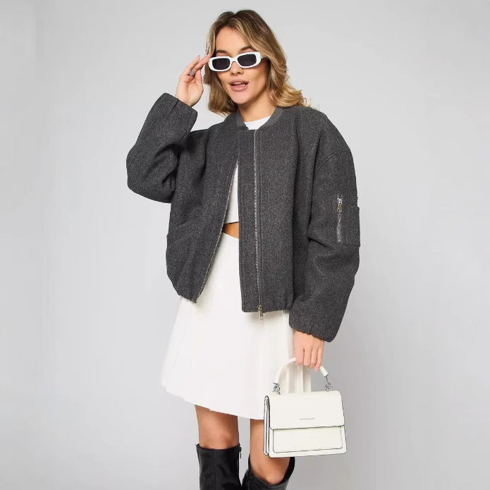 Veste Boucle Tendance Femme