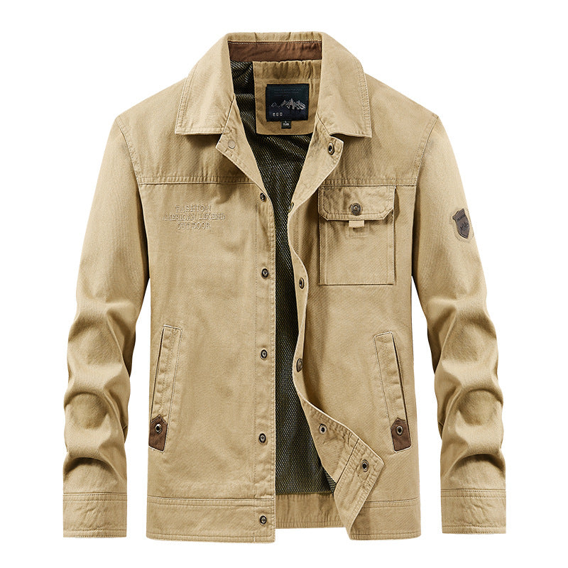Veste de champ en toile légère pour hommes avec rabat poitrine, doublure en maille respirante et plusieurs poches Echo Archiv