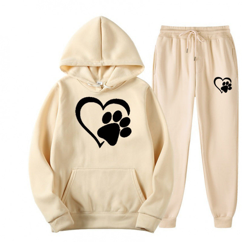 Ensemble de Sweat à Capuche et Pantalon de Jogging Douillet pour Femmes Echoarchiv