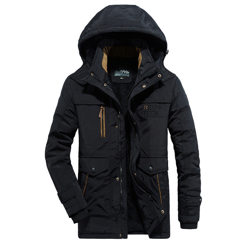 Veste de plein air imperméable pour hommes avec doublure en polaire