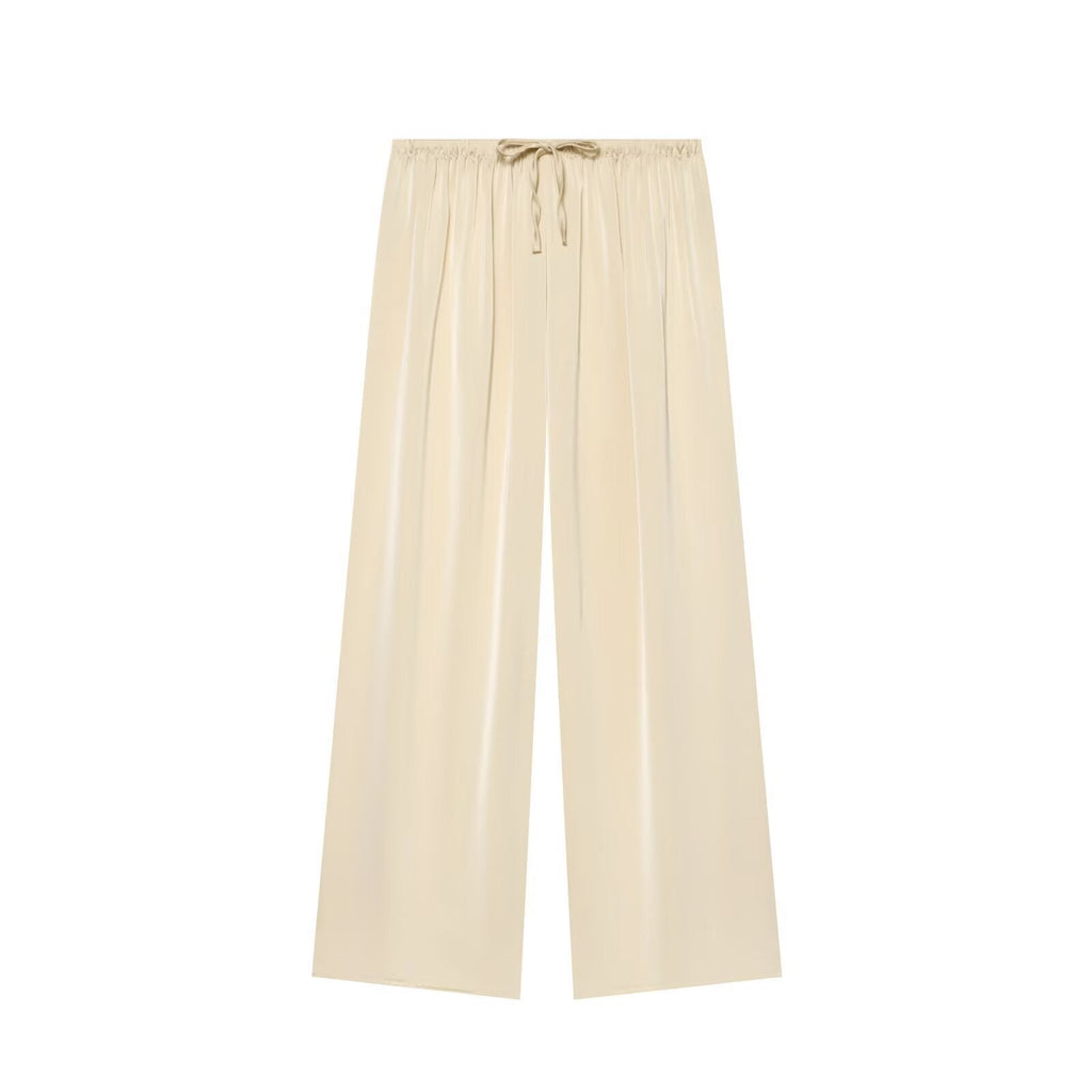 Pantalon Palazzo ample et léger pour femmes avec taille élastique et cordon Echo Archiv