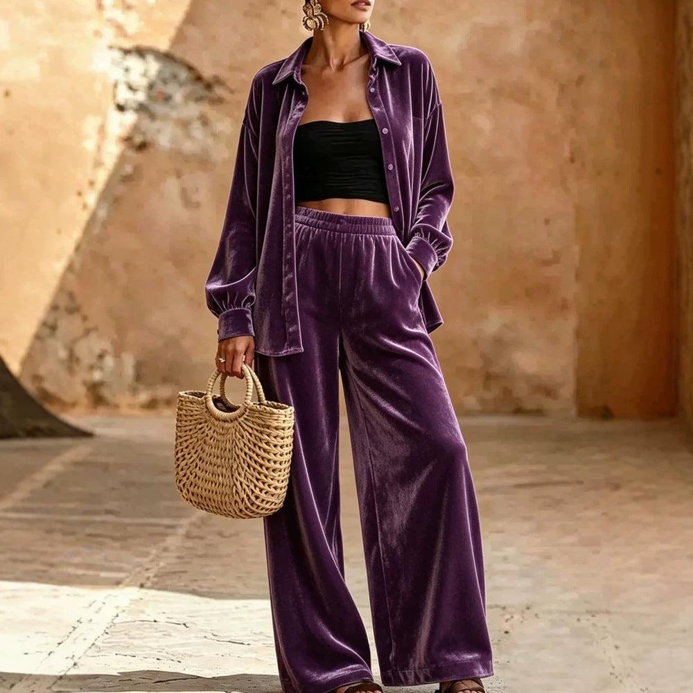 Ensemble Velours Glamour pour Femmes