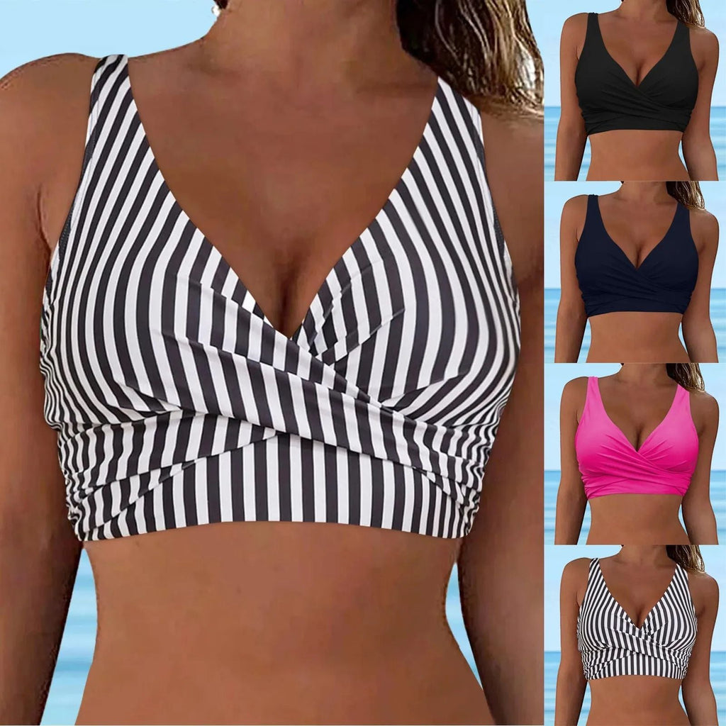 Haut de bikini enveloppant confortable pour femmes R&B