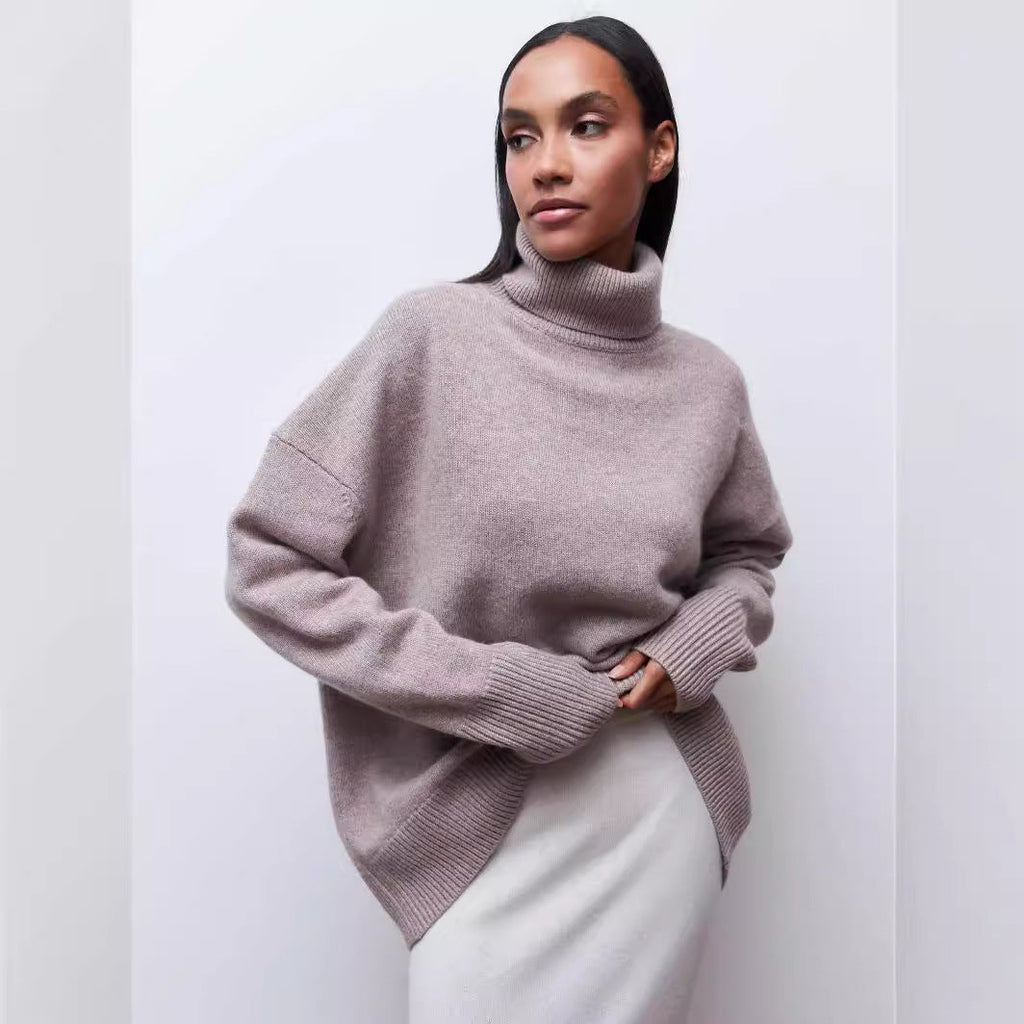 Pull col roulé Femme Echo Archiv