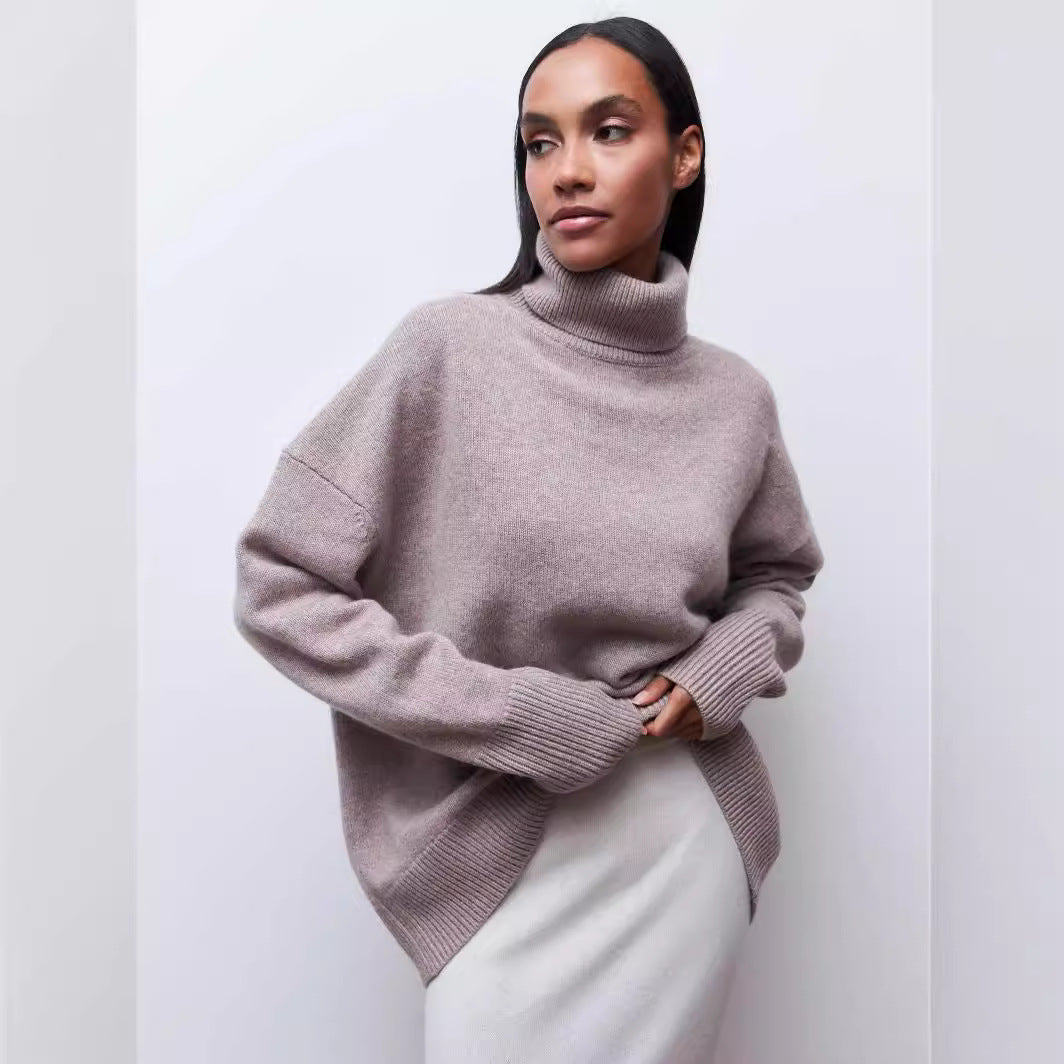 Pull col roulé Femme Echo Archiv